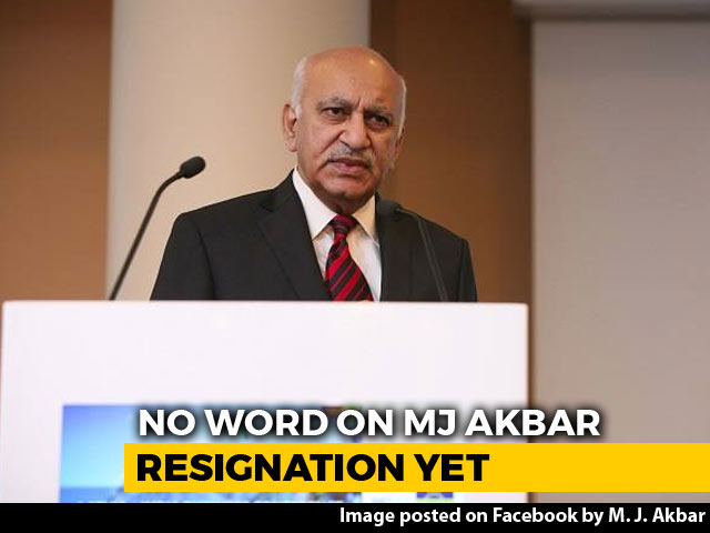 Amid Calls For Resignation, #MeToo-Accused MJ Akbar Says Statement Later