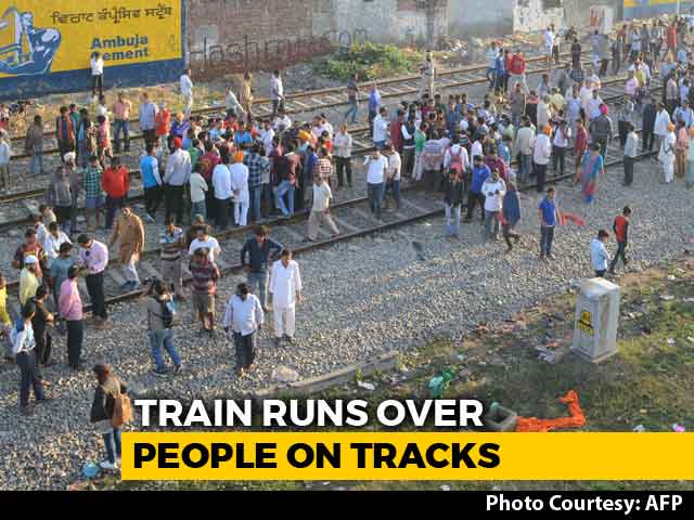 61 Dead As Train Hits Crowd Watching Ravan-Burning In Punjab