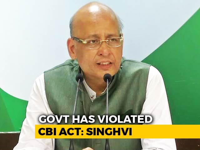 Chief Vigilance Commission Can't Remove CBI Chief, Says Congress