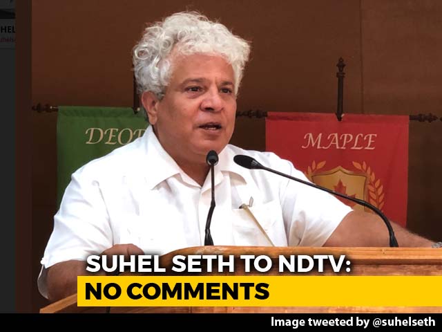 Tata Sons Ends Contract With Suhel Seth Over #MeToo Allegations