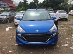 2018 Hyundai Santro Spotted In New Marina Blue Colour Ahead Of Launch
