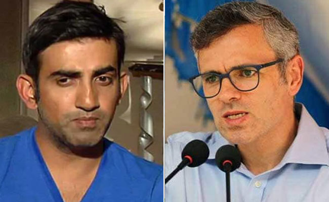 Gautam Gambhir, Omar Abdullah Spar On Twitter Over Terrorist's Killing