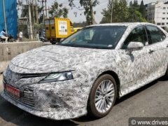 Next-Gen Toyota Camry Spotted Testing In India