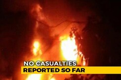 Massive Fire Breaks Out At Plastic Godown In Thiruvananthapuram Massive Fire Breaks Out At Plastic Godown In Thiruvananthapuram