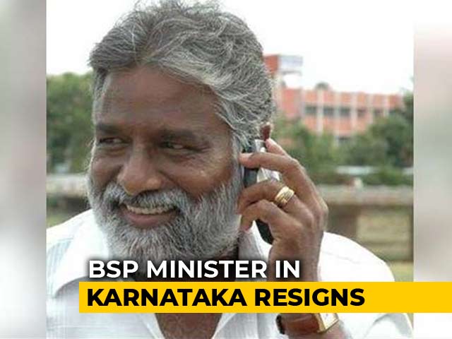 Mayawati's Party Man Resigns As Karnataka Minister After Her Attack On Congress