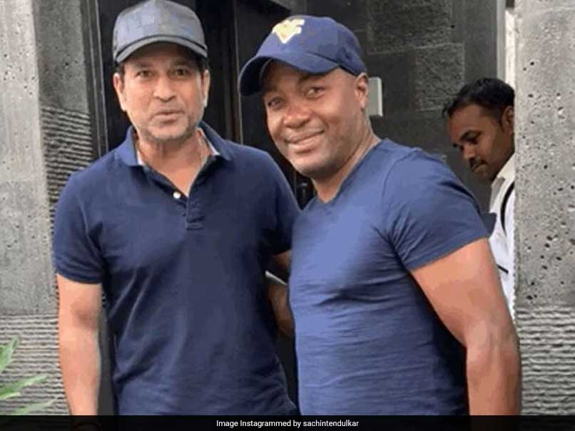 Sachin Tendulkar Gets A Surprise Visit From "Good Friend" Brian Lara Sachin Tendulkar Gets A Surprise Visit From "Good Friend" Brian Lara