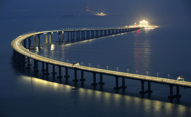 World's Longest Sea-Crossing Bridge Between Hong Kong, China To Open Soon