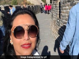 Rani Mukerji At The Great Wall Of China. But She's No Mere Tourist Rani Mukerji At The Great Wall Of China. But She's No Mere Tourist