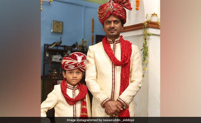 Nawazuddin Siddiqui Shares <I>Motichoor Chaknachoor</I > Look, Says 'Bringing Special Gift'. See Pic