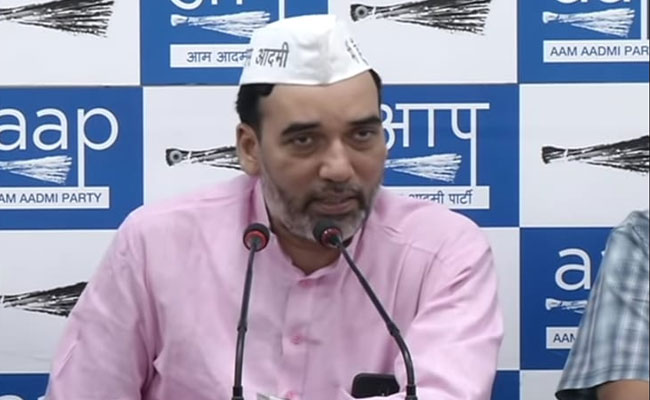 "I Love Kejriwal" Campaign Is A Big Hit, Says AAP Leader Gopal Rai