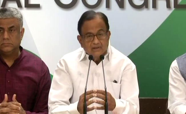 "Modi government Thinks It Owns RBI," Says P Chidambaram