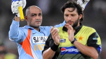 Sehwag Mentioned In Same Line As Afridi By Viv, Gives 'Folded Hands' Reply