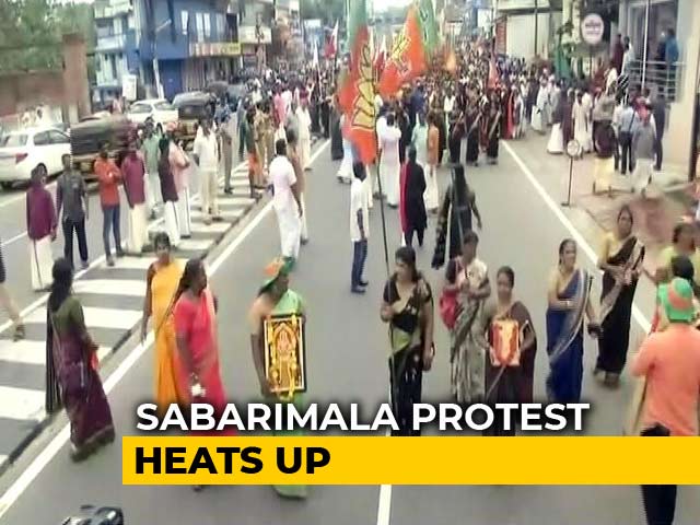 Ahead Of Sabarimala Temple Opening, Big Protests, Plans To Stop Women