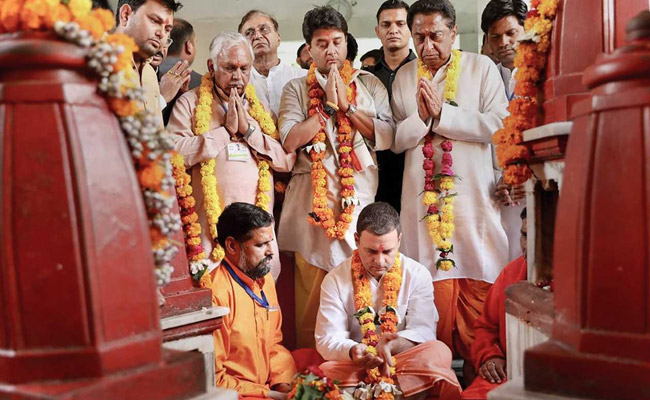 Rahul Gandhi Heads To Temples, PM Modi To Congress Turf In Madhya Pradesh