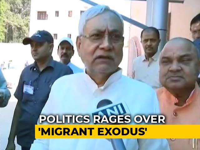 Nitish Kumar's Message As Migrants Attacked After Baby Rape, Exit Gujarat