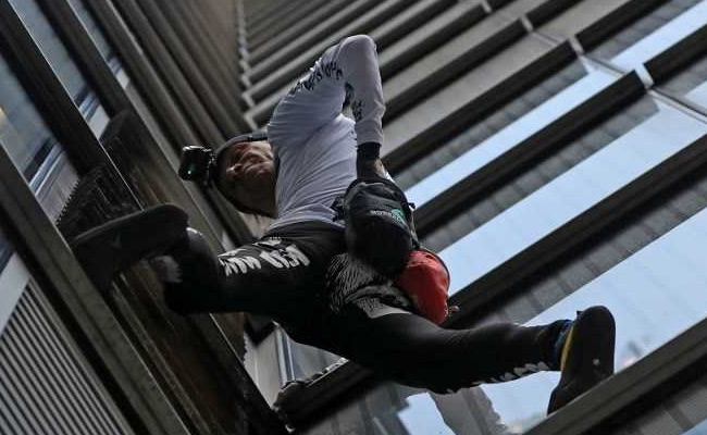 French "Spiderman" Climbs 230-Metre Tall London Building Without Ropes
