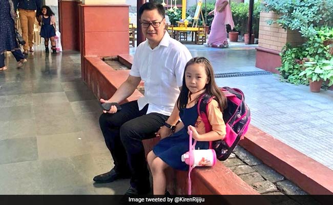 "Tell Your Boss...": How Kiren Rijiju's Daughter Took Him To Her School