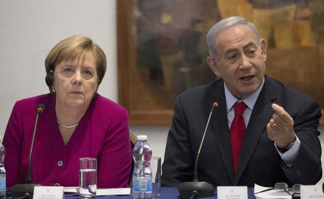 In Israel, Angela Merkel Pledges Germany's Fight Against Anti-Semitism