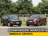 Video : Mahindra Marazzo vs Toyota Innova Crysta: Comparison Review