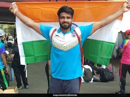 2018 Asian Para Games: Javelin Thrower Sandeep Chaudhary Opens India's Gold Account 2018 Asian Para Games: Javelin Thrower Sandeep Chaudhary Opens India's Gold Account