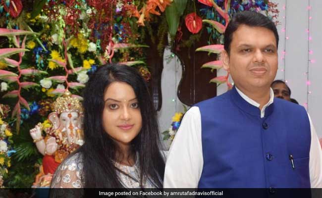 "Proud Of Your Decision": Amruta Fadnavis To Husband Devendra Fadnavis