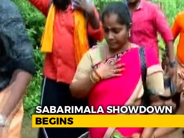 Andhra Woman Who Attempts To Reach Sabarimala Shrine Forced To Return