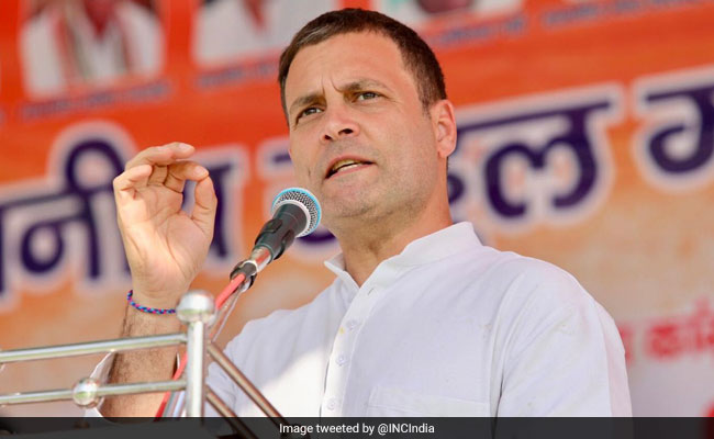 Rahul Gandhi To Address "Maha Sankalp" Rally In Bikaner Tomorrow