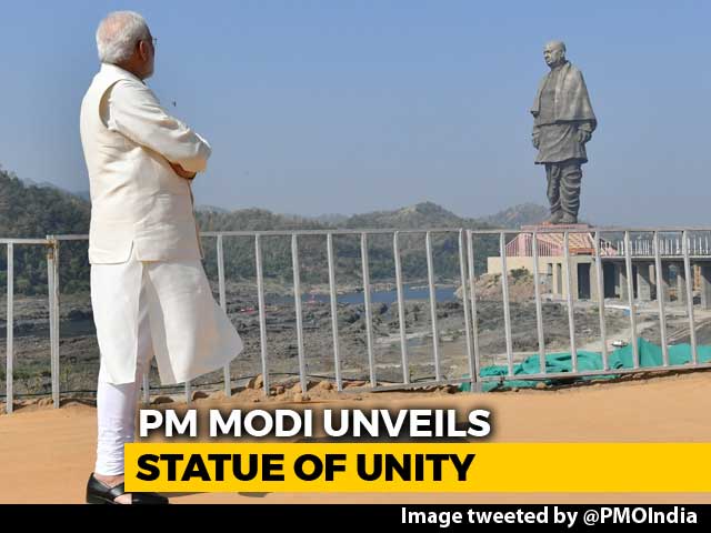 PM Unveils Sardar Patel's Statue Of Unity, World's Tallest