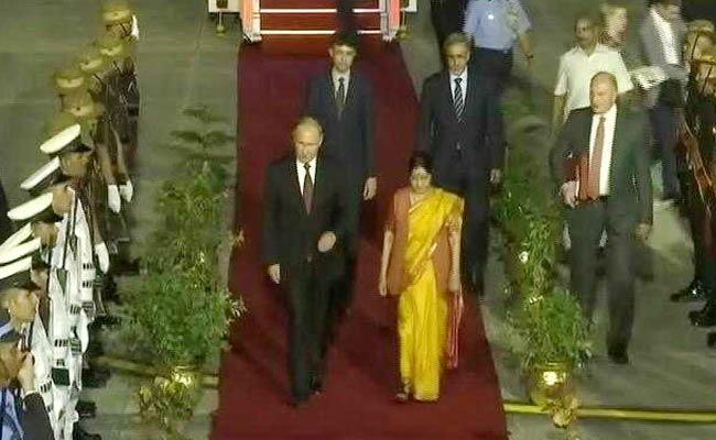 Russian President Vladimir Putin Arrives In India: Highlights