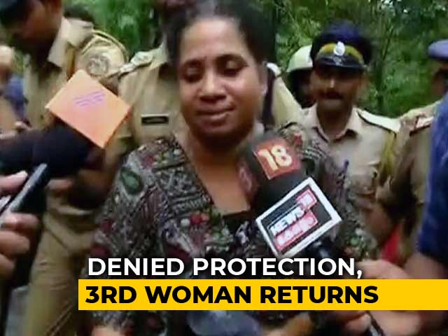 On Your Own, Cops Told Woman After Sabarimala Protests Forced 2 To Return