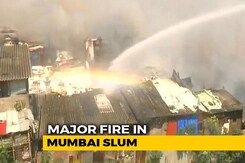 Fire Breaks Out In Slum In Mumbai's Bandra, 9 Fire Engines On The Spot Fire Breaks Out In Slum In Mumbai's Bandra, 9 Fire Engines On The Spot