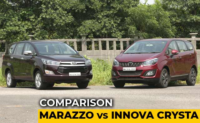 Mahindra Marazzo vs Toyota Innova Crysta: Comparison Review