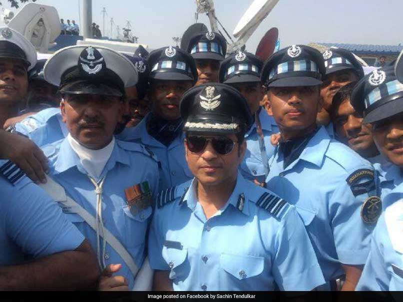 indian air force day sachin tendulkar honorary group captain air force police officer