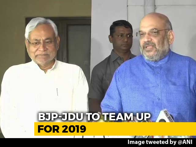 50-50 On Bihar Seats, Announce Nitish Kumar And Amit Shah For 2019