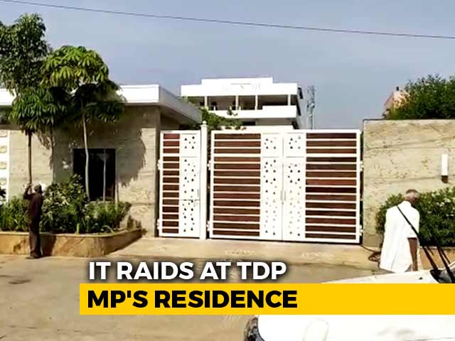 Andhra TDP Lawmaker's Homes, Office In Hyderabad Raided By Tax Officials