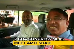 2 Congress "Runaway" Lawmakers Take Flight From Goa, Land In BJP 2 Congress "Runaway" Lawmakers Take Flight From Goa, Land In BJP
