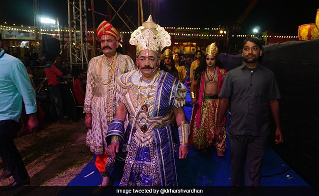 A Moustache And In Royal Attire, Harsh Vardhan Is King Janak In Ramleela