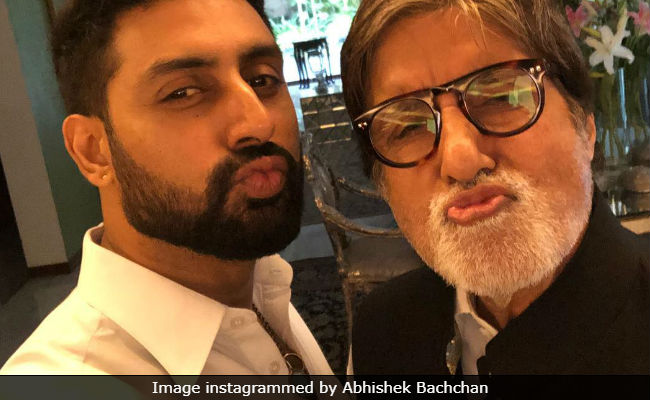 Bachchan Vs Bachchan Photo Battle: After Amitabh Bachchan's 'Sauce' Pic, Abhishek's 'Payback'