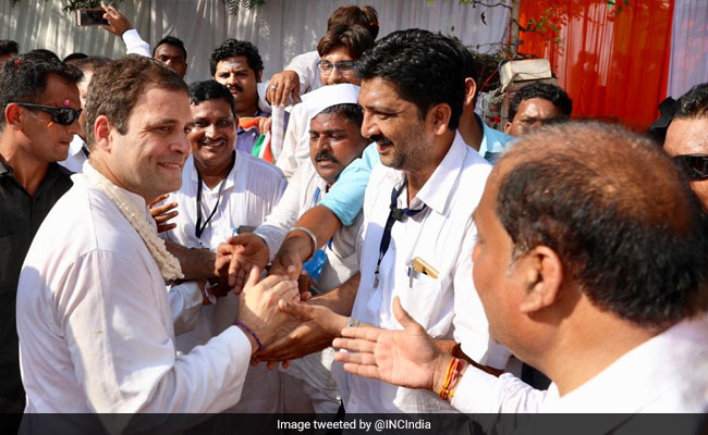 Rahul Gandhi Leads Foot March In Maharashtra On Gandhi Jayanti
