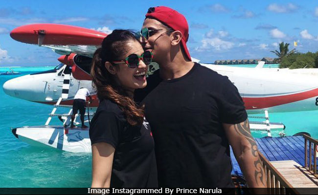 Pics From Prince Narula And Yuvika Chaudhary's 'Mini Honeymoon' In Maldives