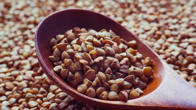 Nutritious buckwheat is rich in fiber.