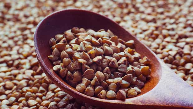 Nutritious buckwheat is rich in fiber.