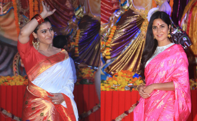 Durga Puja 2018: Katrina Kaif, Kajol, Mouni Roy Get Into Festive Mode