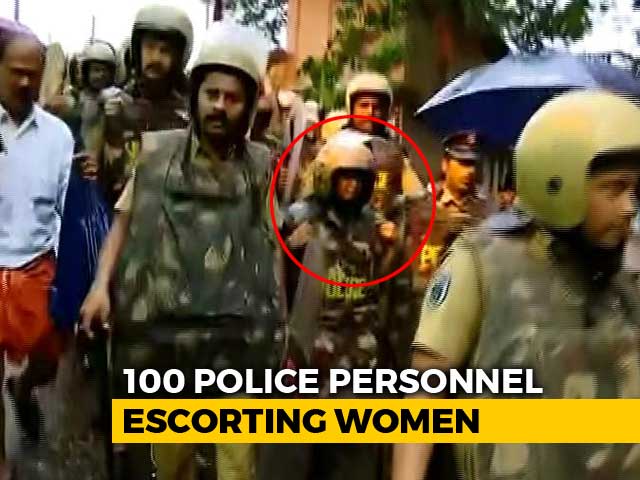 Woman Devotee On Verge Of History As She Walks Toward Sabarimala