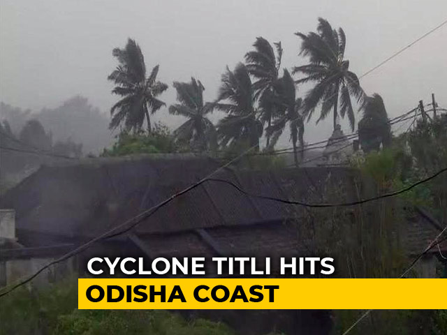 Cyclone Titli Hits Odisha Coast, Trees Uprooted; Flights, Trains Affected
