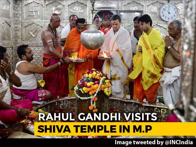 'What's Your <i>Gotra</i>,' BJP Asks As Rahul Gandhi Visits Mahakaleshwar Temple