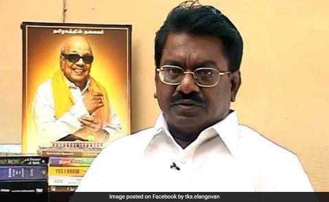 DMK Lawmaker TKS Elangovan Relieved Of Post Of Secretary