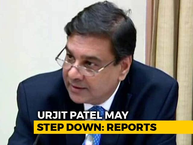 RBI Governor Urjit Patel May Resign, Reports Say; Rupee Down