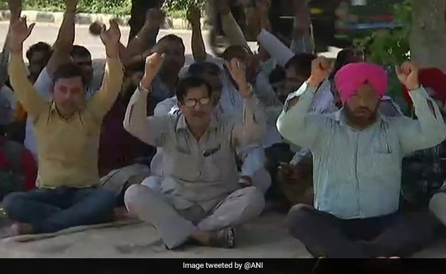 Haryana Roadways Employees On Strike Against Privatisation Of Transport System