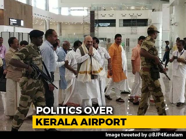 On Amit Shah's "Opening" Of Kannur Airport, Kerala Minister's Comment